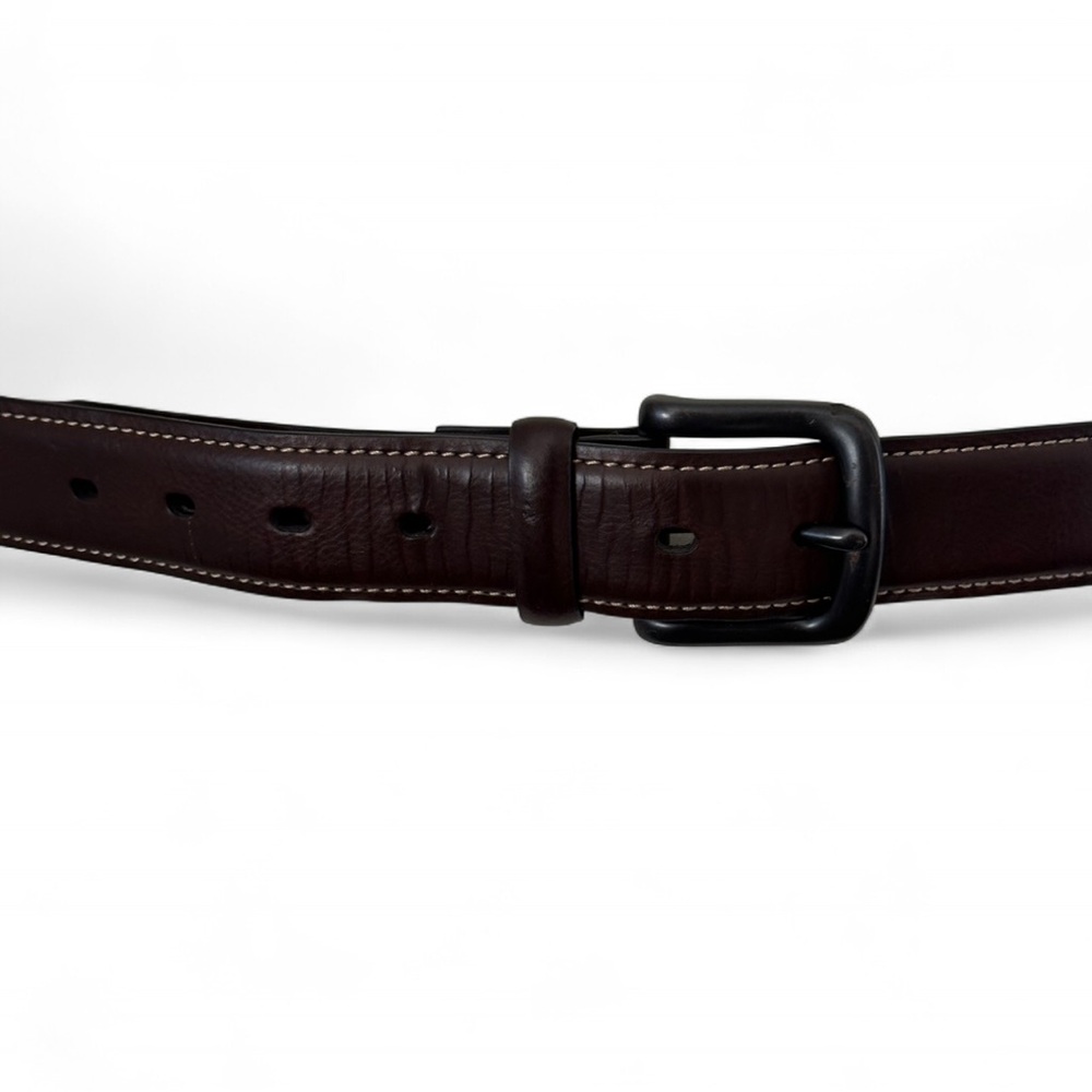 Columbia Sportswear Brown Genuine Leather Classic Belt Mens Size XL 42-44 - Picture 2 of 8